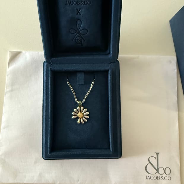 제이콥 앤 코 x 피스마이너스원 펜던트 스털링 실버 & 옐로우 골드