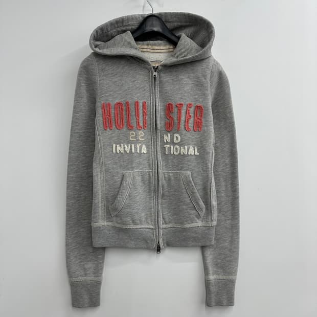 85 홀리스터 y2k 여자 딱붙핏 후드집업