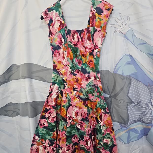 겐조 플로럴 원피스