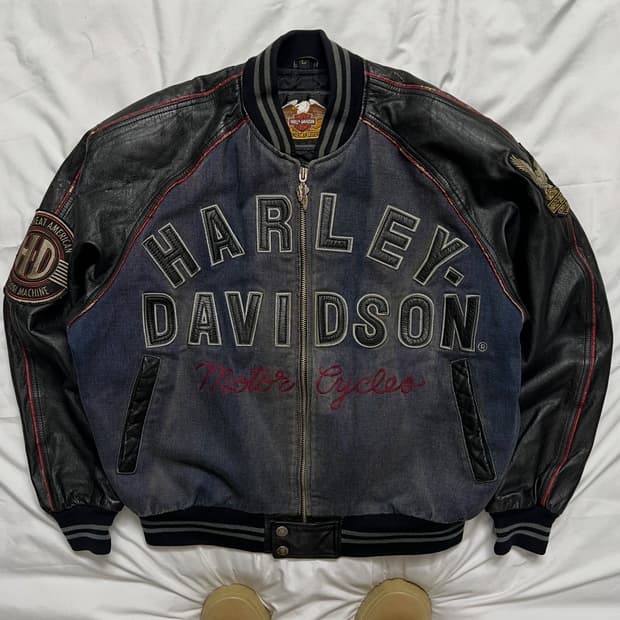 할리데이비슨 라이더자켓 가죽자켓