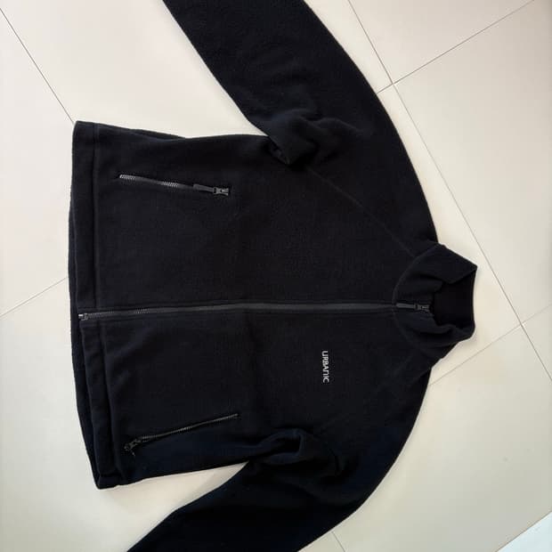 얼바닉30 플리스 집업 자켓 블랙