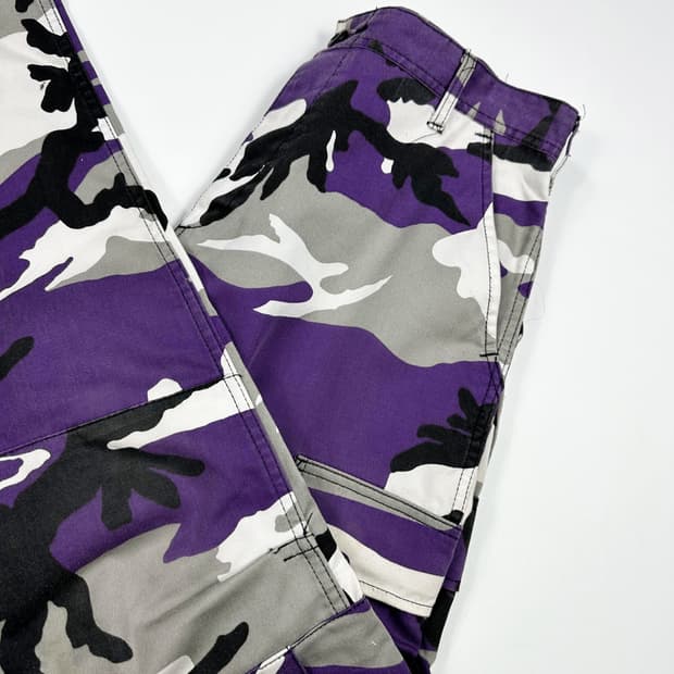 VTG 빈티지 로스코 퍼플 카모 카고팬츠 (M-R)