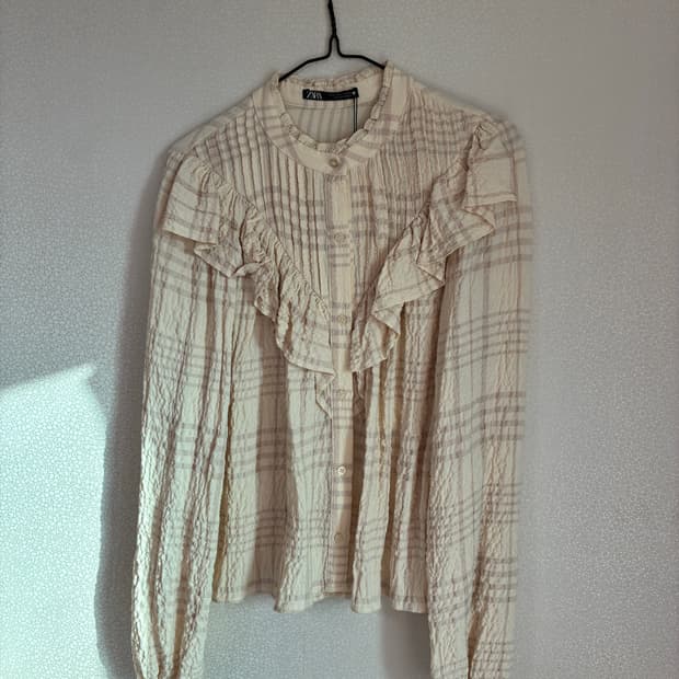 Zara ruffle blouse