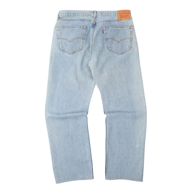 리바이스 505 연청 레귤러 데님팬츠