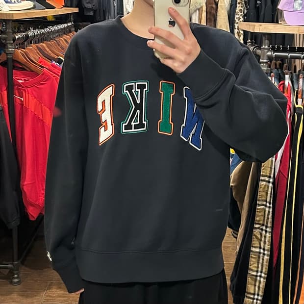 [HI] 나이키 맨투맨 네이비 