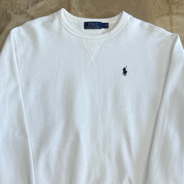 M 폴로랄프로렌 화이트 맨투맨