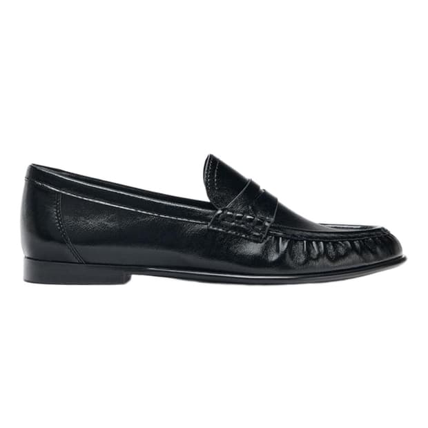 [39~42] 자라 개더드 로퍼 블랙