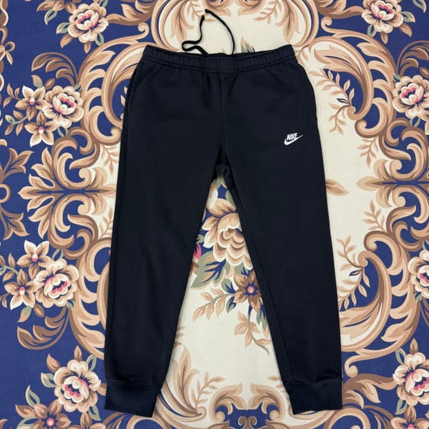 (L)나이키 Nike 코튼 조거팬츠(블랙,검흰)