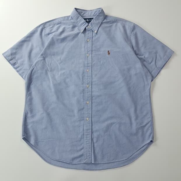 CJ235 XL 폴로 클래식핏 00s 클래식블루 반팔 셔츠 남방