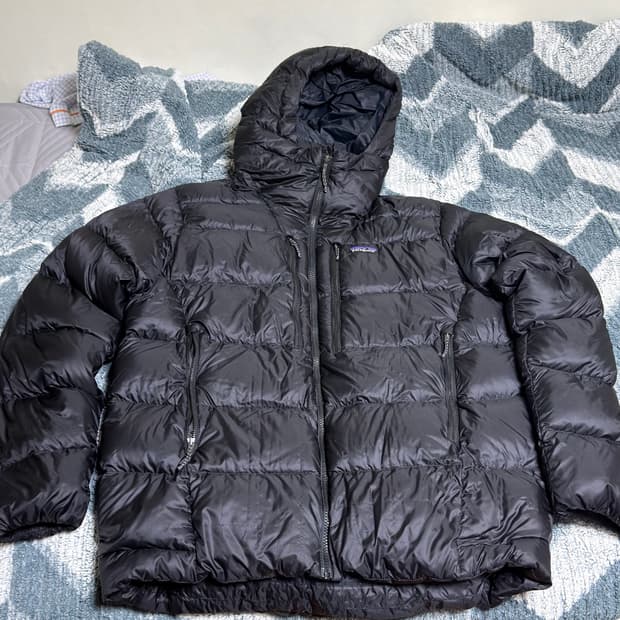 파타고니아 피츠로이 다운 패딩 블랙L