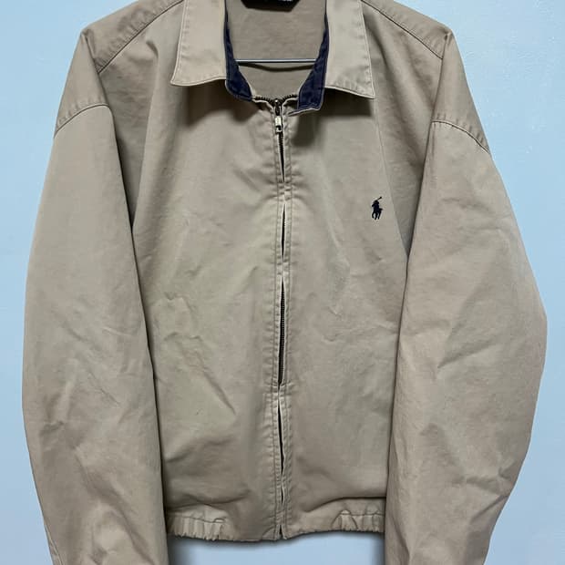 폴로 랄프로렌 베이지색 봄버자켓