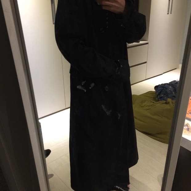 꼼데가르송 옴므 트렌치코트