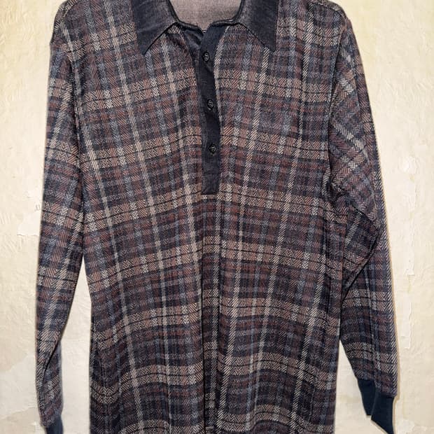 “ATORIH” 00s check T-shrit