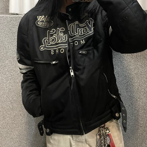 VON Dutch Lace Up Rider Jacket