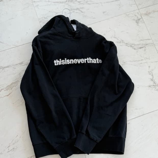 디스이즈네버댓 디네댓 후드티 블랙 L