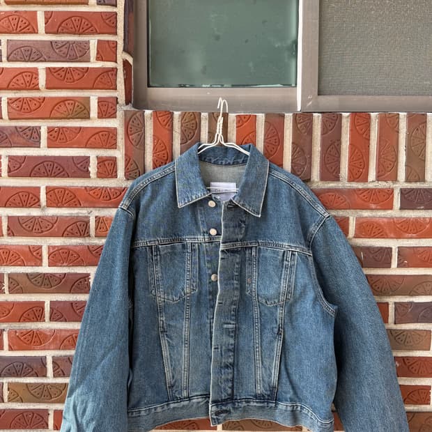 캘빈클라인 데님 트러커 자켓