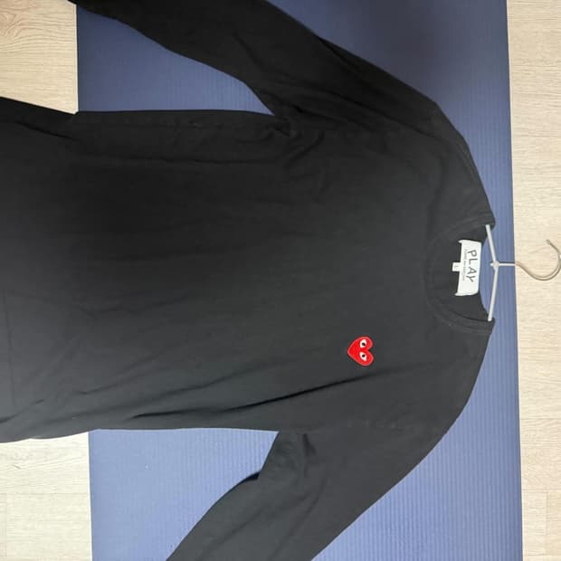 꼼데 블랙 롱슬리브