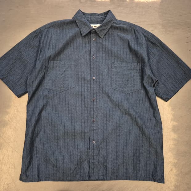 YMC 스트라이프 패턴 셔츠