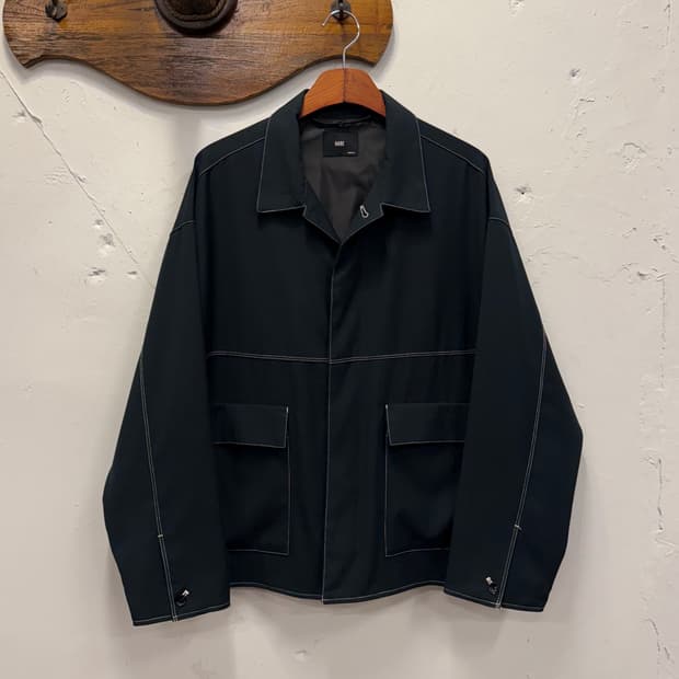 L) HARE Contrast Stitch Work Jacket