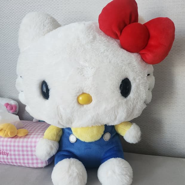 헬로키티 대형 인형 산리오 일본빈티지 sanrio hellokitty