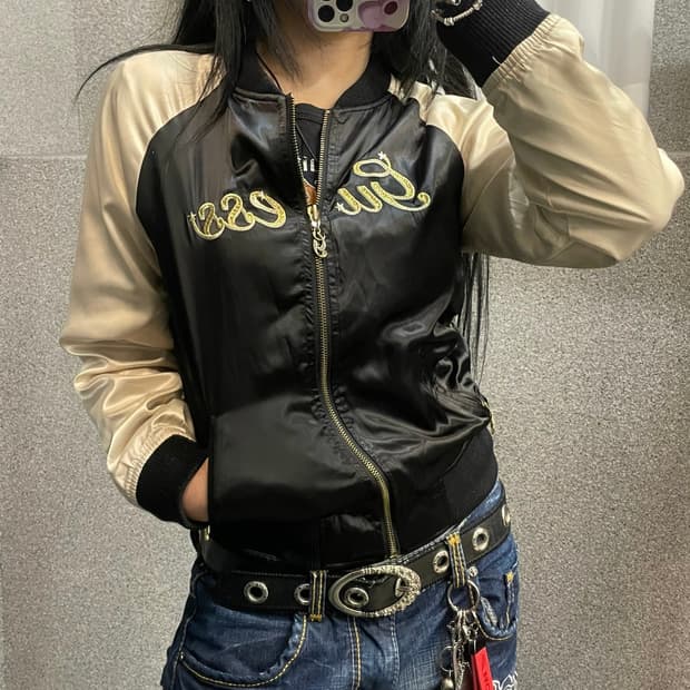 GUESS Y2k zip up