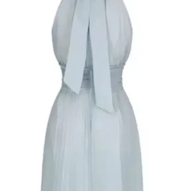 라벨르블랑 시엘 홀터넥 원피스 블루