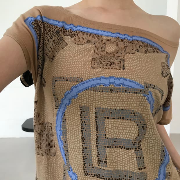 vintage pattern top