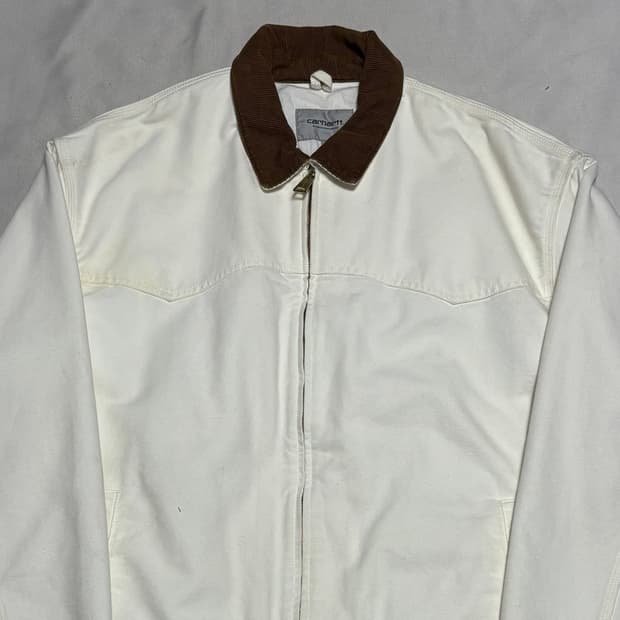 XL 칼하트 WIP 화이트 산타 페 자켓