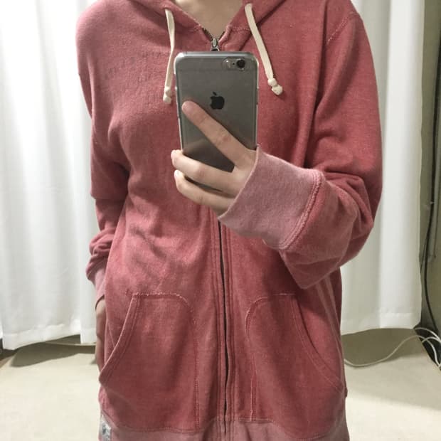 폴로 데님앤서플라이 랄프로렌 핑크 레드 후드집업