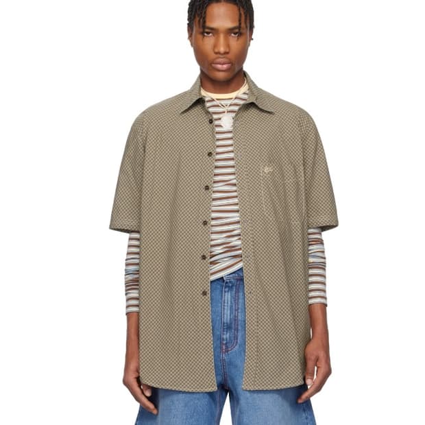 (새상품) ERL 이알엘 체크 셔츠