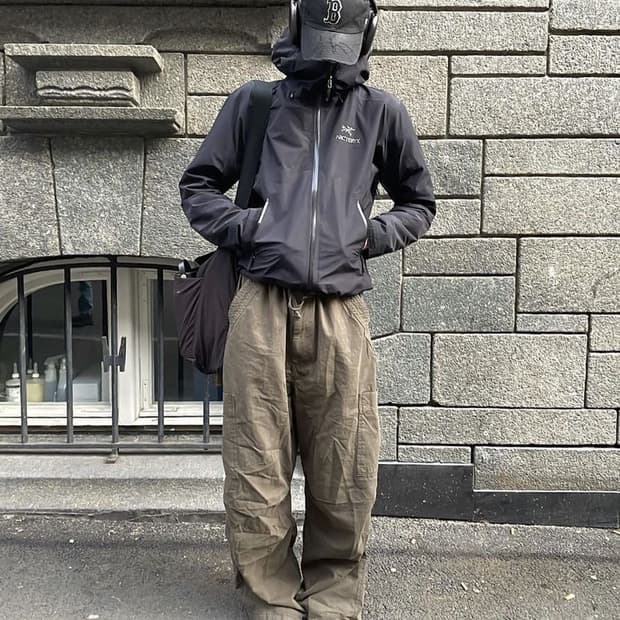 아크테릭스 베타ar 자켓 블랙 (M) 고어텍스 프로쉘