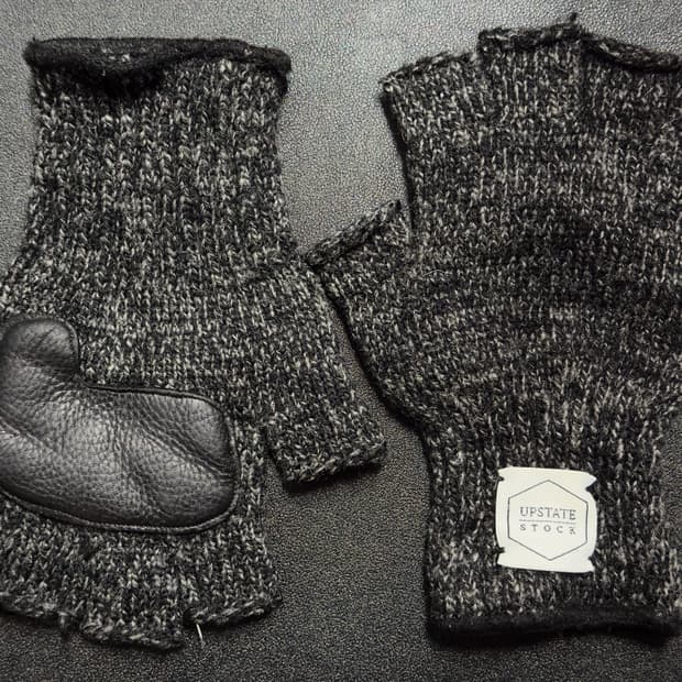 업스테이트스탁 핑거리스 장갑: 차콜 / Free