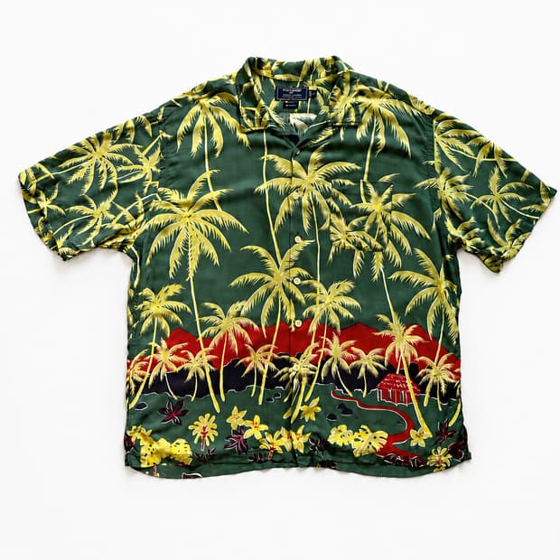 폴로 스포츠 Rayon 하와이안 셔츠 2XL