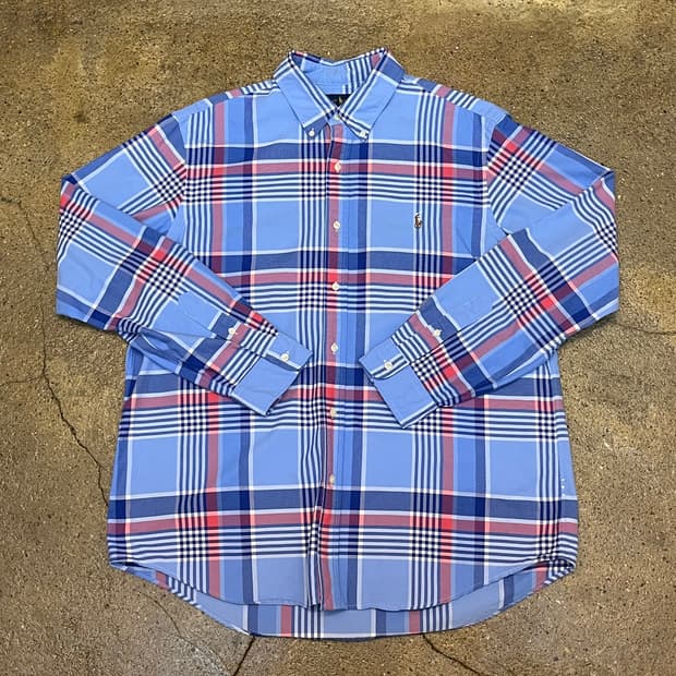 미국 빈티지 폴로 랄프로렌 체크셔츠 남방