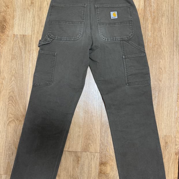 칼하트 싱글니 워크팬츠 더스키올리브