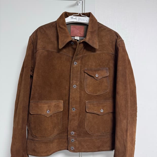 RRL(더블알엘) 러프아웃 스웨이드 자켓 XL