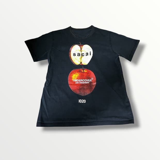 Sacai x undercover apple T shirt