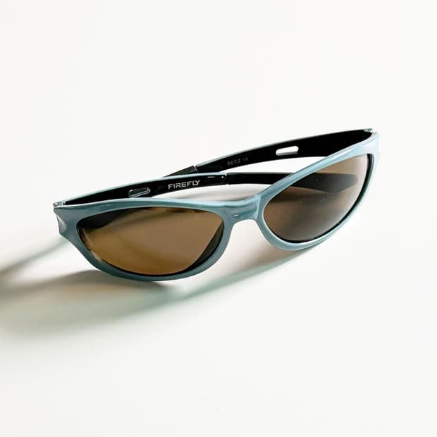 90s FIREFLY 오벌 랩어라운드 스포티 빈티지 선글라스