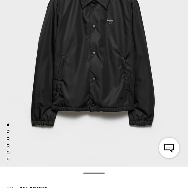 프라다 리나일론 재킷 52