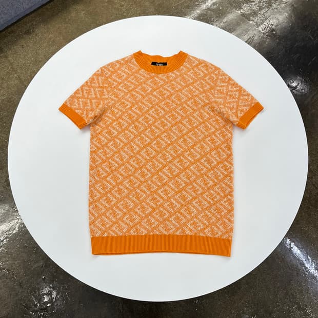 펜디 FF 니트 반팔 [46사이즈]