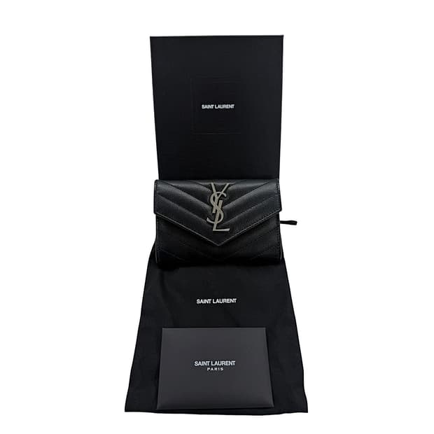 입생로랑 마틀라쎄 모노그램 카드지갑