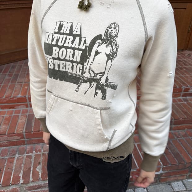 90‘s 히스테릭 글래머 디스트레스드 후드