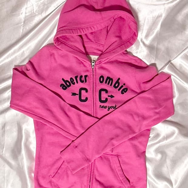 아베크롬비 후드집업 핑크 기모 분홍 키즈 홀리스터