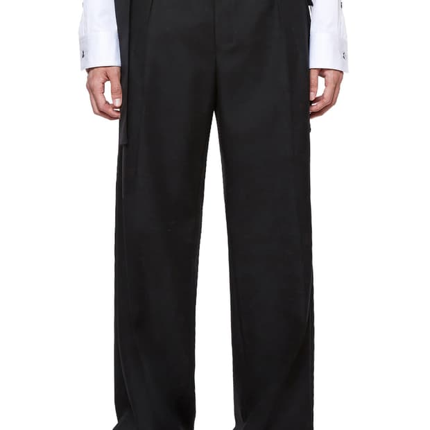 Wooyoungmi Belted Wide‑leg Trousers