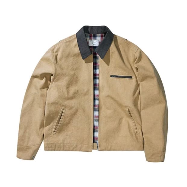 시티스트리트 바틱 워시드 캔버스 워크자켓