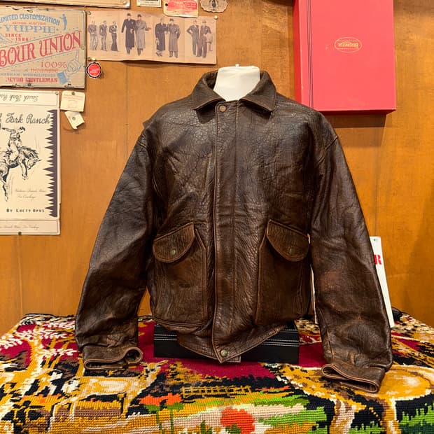 ( XL-2XL ) a2가죽자켓 봄버자켓 푸퍼자켓 빈티지가죽 항공점퍼