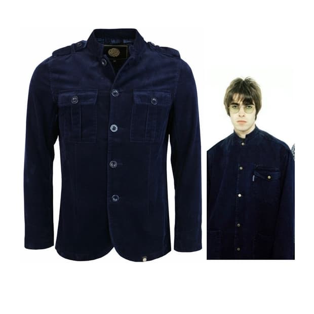 Pretty Green 레논 코듀로이 밀리터리 자켓