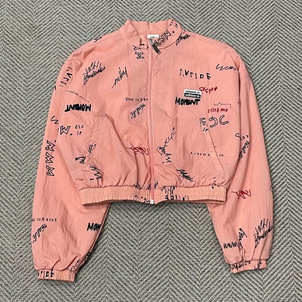 아디다스 패턴 바람막이 v0053