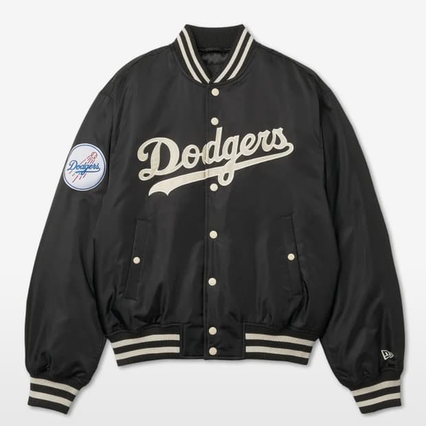 뉴에라 MLB LA다저스 스타디움 재킷 블랙
