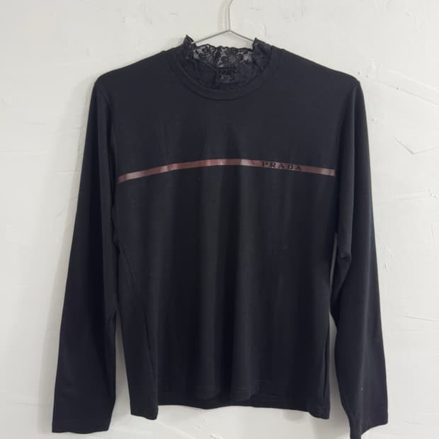 prada lace longsleeve